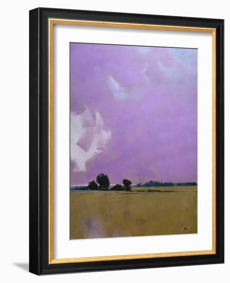 Over the Fields to the Distant Sea-Paul Bailey-Framed Art Print