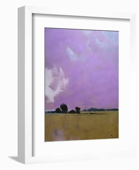 Over the Fields to the Distant Sea-Paul Bailey-Framed Art Print