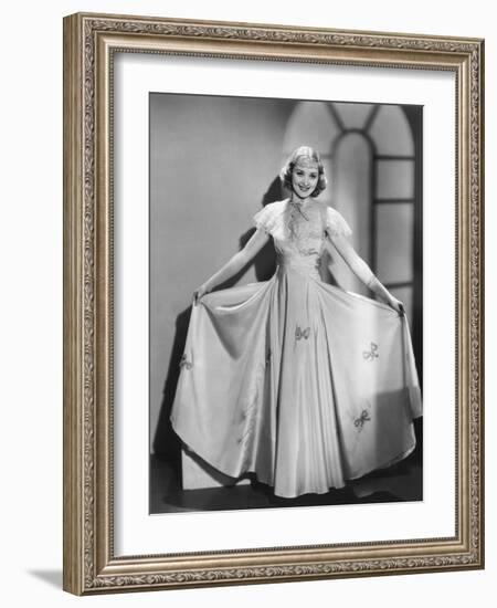 Over the Garden Wall, Marian Marsh, 1934-null-Framed Premium Photographic Print