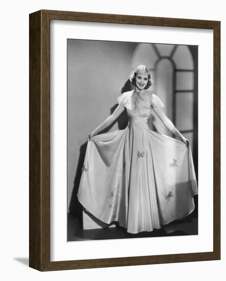 Over the Garden Wall, Marian Marsh, 1934-null-Framed Premium Photographic Print