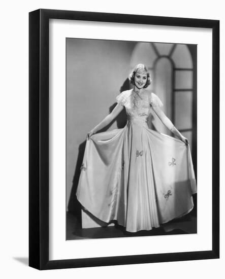 Over the Garden Wall, Marian Marsh, 1934-null-Framed Premium Photographic Print