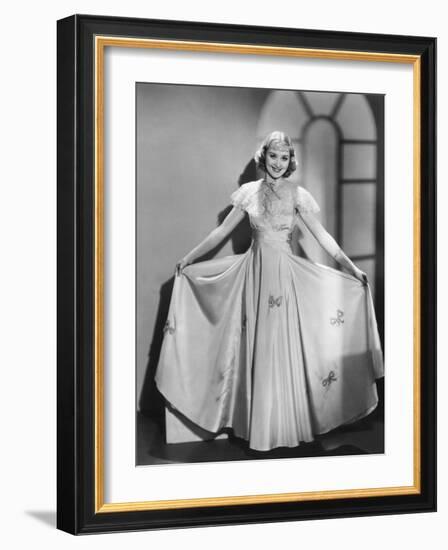 Over the Garden Wall, Marian Marsh, 1934-null-Framed Premium Photographic Print