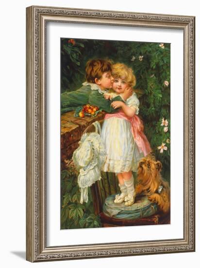 Over The Garden Wall-Frederick Morgan-Framed Art Print