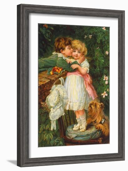 Over The Garden Wall-Frederick Morgan-Framed Art Print