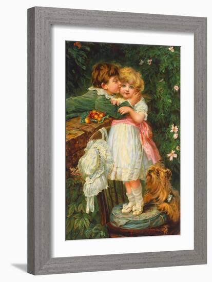 Over The Garden Wall-Frederick Morgan-Framed Art Print