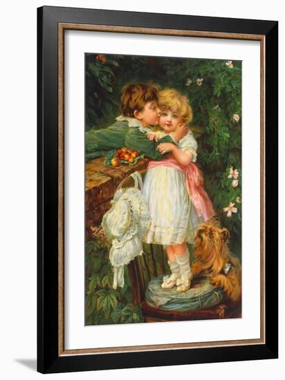 Over The Garden Wall-Frederick Morgan-Framed Art Print