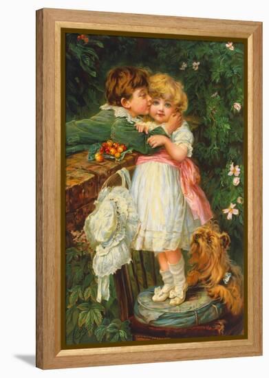 Over The Garden Wall-Frederick Morgan-Framed Stretched Canvas