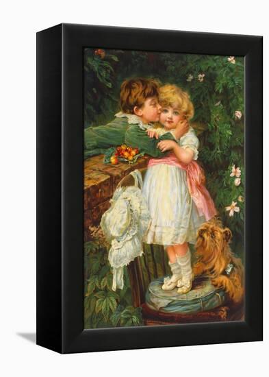 Over The Garden Wall-Frederick Morgan-Framed Stretched Canvas