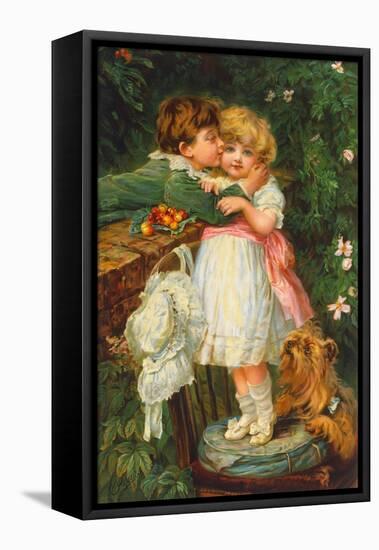 Over The Garden Wall-Frederick Morgan-Framed Stretched Canvas