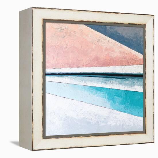 Over the hill-Hyunah Kim-Framed Stretched Canvas