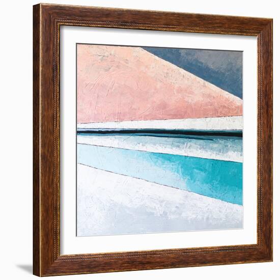 Over the hill-Hyunah Kim-Framed Art Print