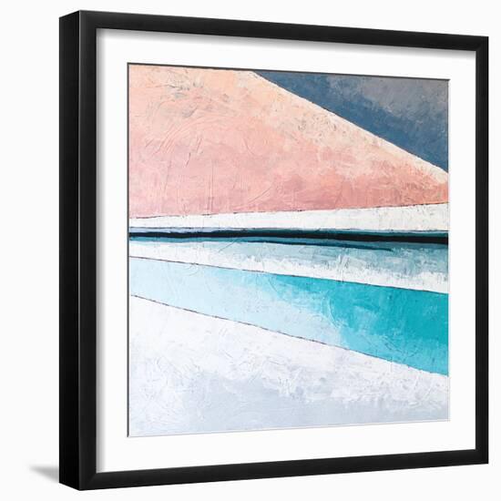 Over the hill-Hyunah Kim-Framed Art Print