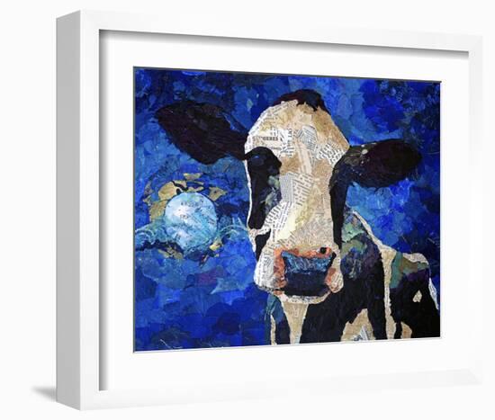 Over The Moon-null-Framed Art Print