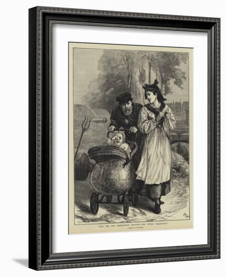 Over the Old Campaigning Ground, The Victor Vanquished-Henry Woods-Framed Giclee Print