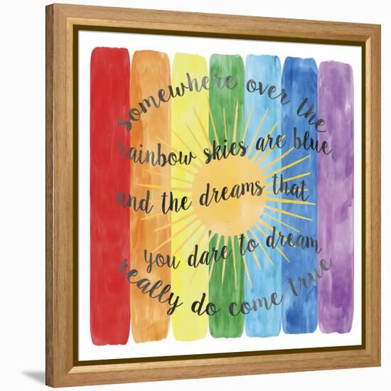 Over the Rainbow-Erin Clark-Framed Premier Image Canvas