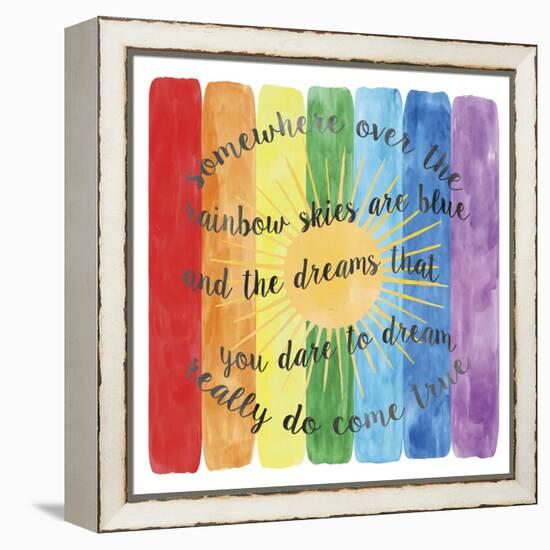 Over the Rainbow-Erin Clark-Framed Premier Image Canvas