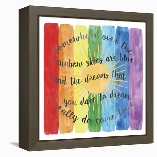 Over the Rainbow-Erin Clark-Framed Premier Image Canvas