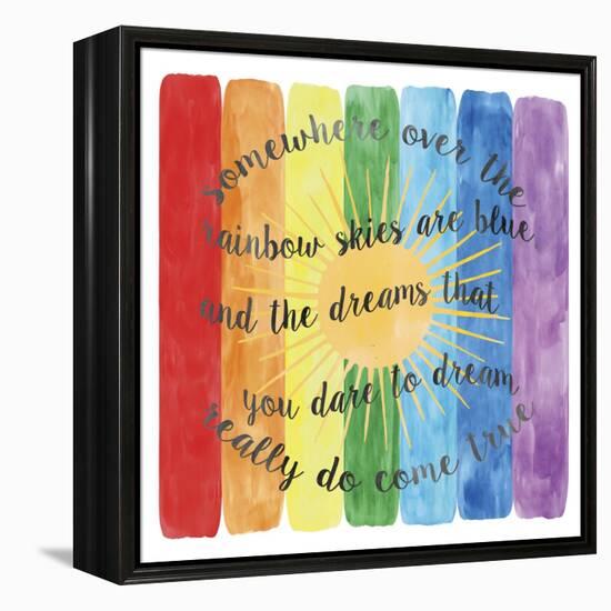 Over the Rainbow-Erin Clark-Framed Premier Image Canvas