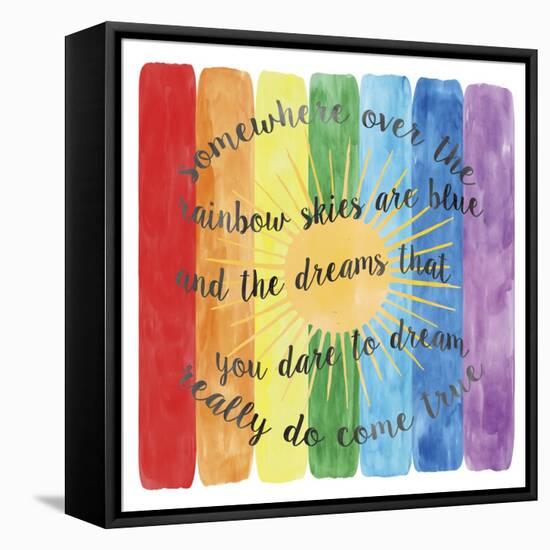 Over the Rainbow-Erin Clark-Framed Premier Image Canvas