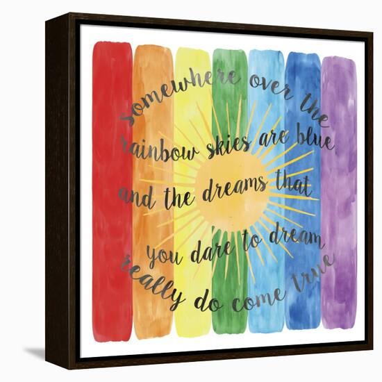 Over the Rainbow-Erin Clark-Framed Premier Image Canvas