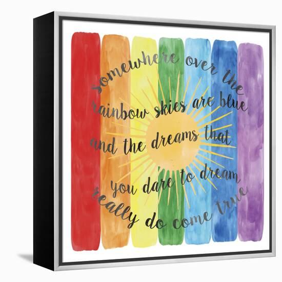 Over the Rainbow-Erin Clark-Framed Premier Image Canvas