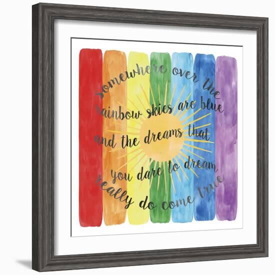 Over the Rainbow-Erin Clark-Framed Giclee Print