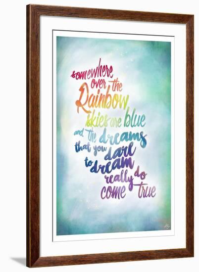 Over the Rainbow-Kimberly Glover-Framed Giclee Print