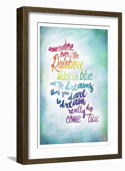 Over the Rainbow-Kimberly Glover-Framed Giclee Print