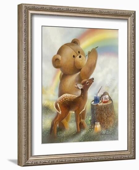 Over the Rainbow-Ruane Manning-Framed Art Print