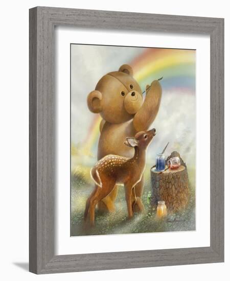 Over the Rainbow-Ruane Manning-Framed Art Print
