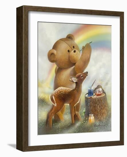 Over the Rainbow-Ruane Manning-Framed Art Print