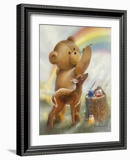 Over the Rainbow-Ruane Manning-Framed Art Print