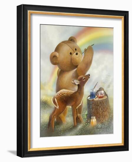 Over the Rainbow-Ruane Manning-Framed Art Print