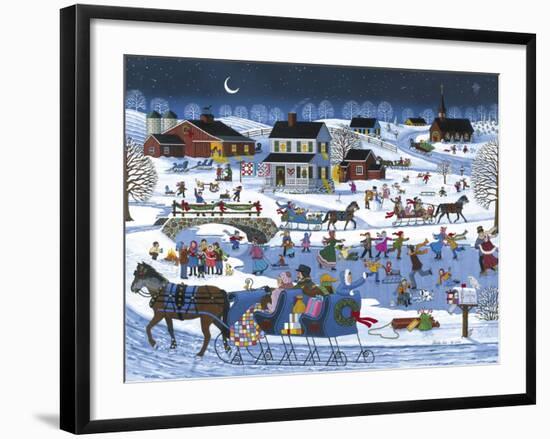 Over the River-Sheila Lee-Framed Giclee Print