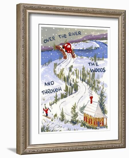 Over The River-null-Framed Giclee Print