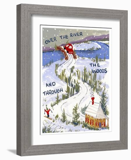 Over The River-null-Framed Giclee Print