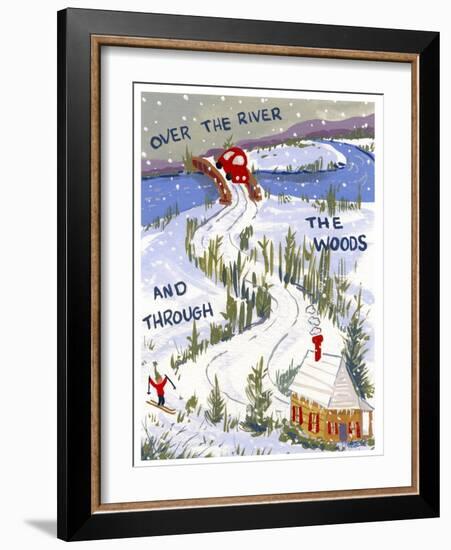 Over The River-null-Framed Giclee Print