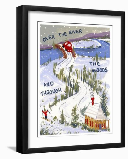 Over The River-null-Framed Giclee Print