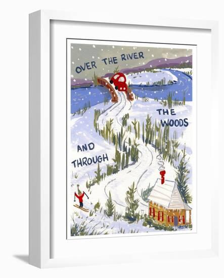 Over The River-null-Framed Giclee Print