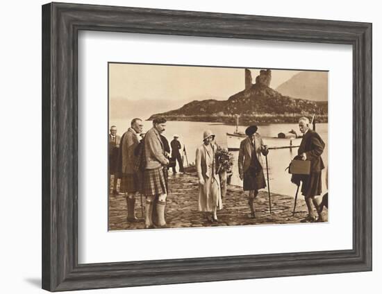 'Over the Sea to Skye' - landing in Skye from the yacht 'Golden Hind', 1933 (1937)-Unknown-Framed Photographic Print