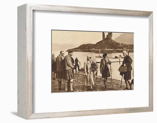 'Over the Sea to Skye' - landing in Skye from the yacht 'Golden Hind', 1933 (1937)-Unknown-Framed Photographic Print
