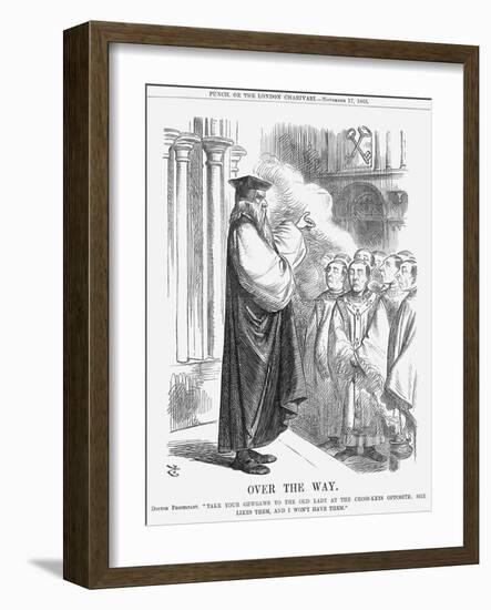 Over the Way, 1866-John Tenniel-Framed Giclee Print