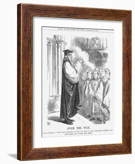 Over the Way, 1866-John Tenniel-Framed Giclee Print