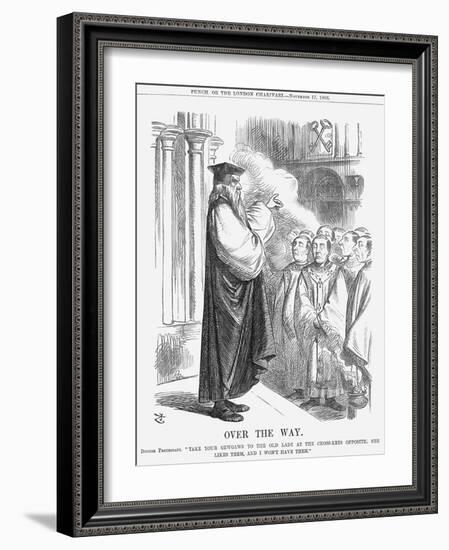 Over the Way, 1866-John Tenniel-Framed Giclee Print