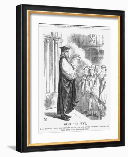 Over the Way, 1866-John Tenniel-Framed Giclee Print