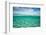 Over Under, half water half land, Clouds over the Pacific Ocean, Bora Bora, Society Islands, Fre...-Panoramic Images-Framed Photographic Print