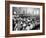 Overall of Courtroom During Trial of Two White Men for the Murder of Black Teenager Emmett Till-Ed Clark-Framed Photographic Print