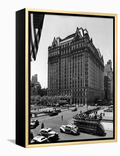Overall View of the Plaza Hotel-Dmitri Kessel-Framed Premier Image Canvas