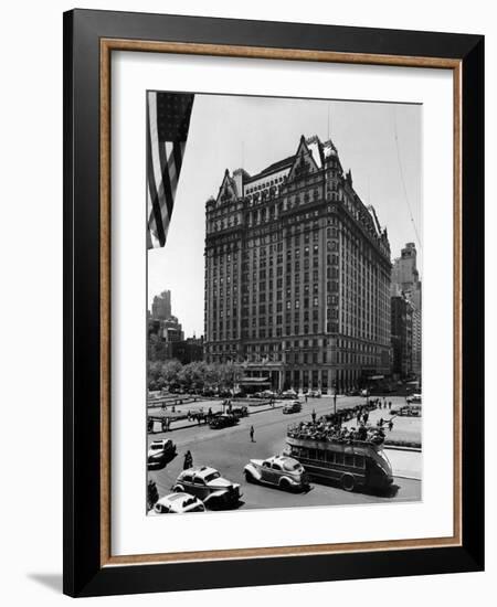 Overall View of the Plaza Hotel-Dmitri Kessel-Framed Photographic Print