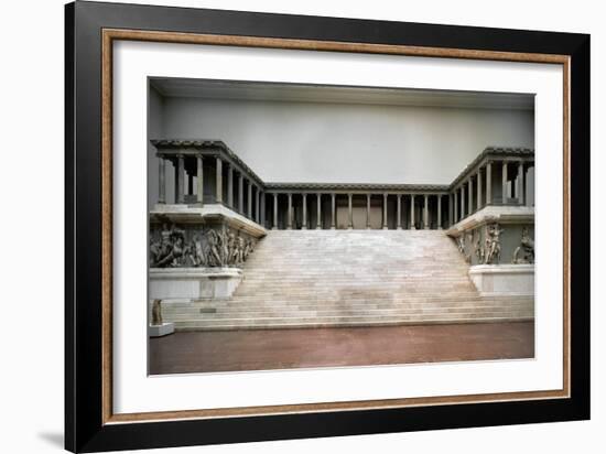 Overall View of the Zeus Altar, Erected circa 180 BCE, at Pergamon, Hellenistic-null-Framed Giclee Print